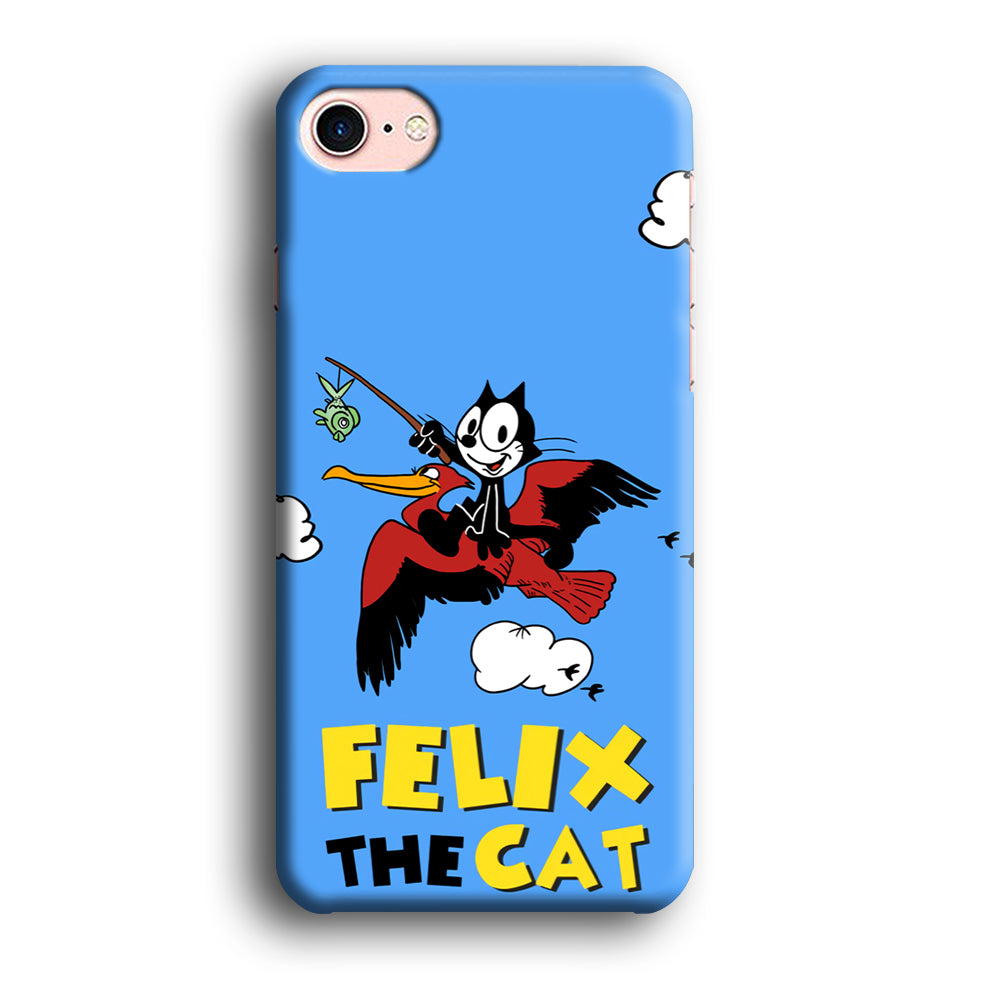 Felix The Cat Fly iPhone 8 Case
