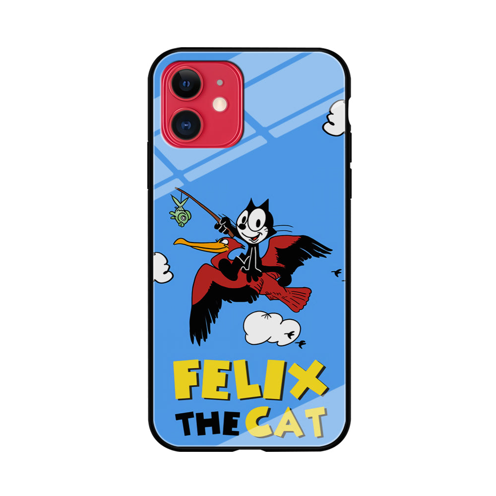 Felix The Cat Fly iPhone 11 Case Tempered Glass Case