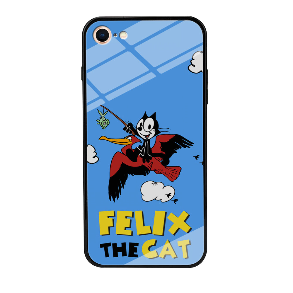 Felix The Cat Fly iPhone 8 Case