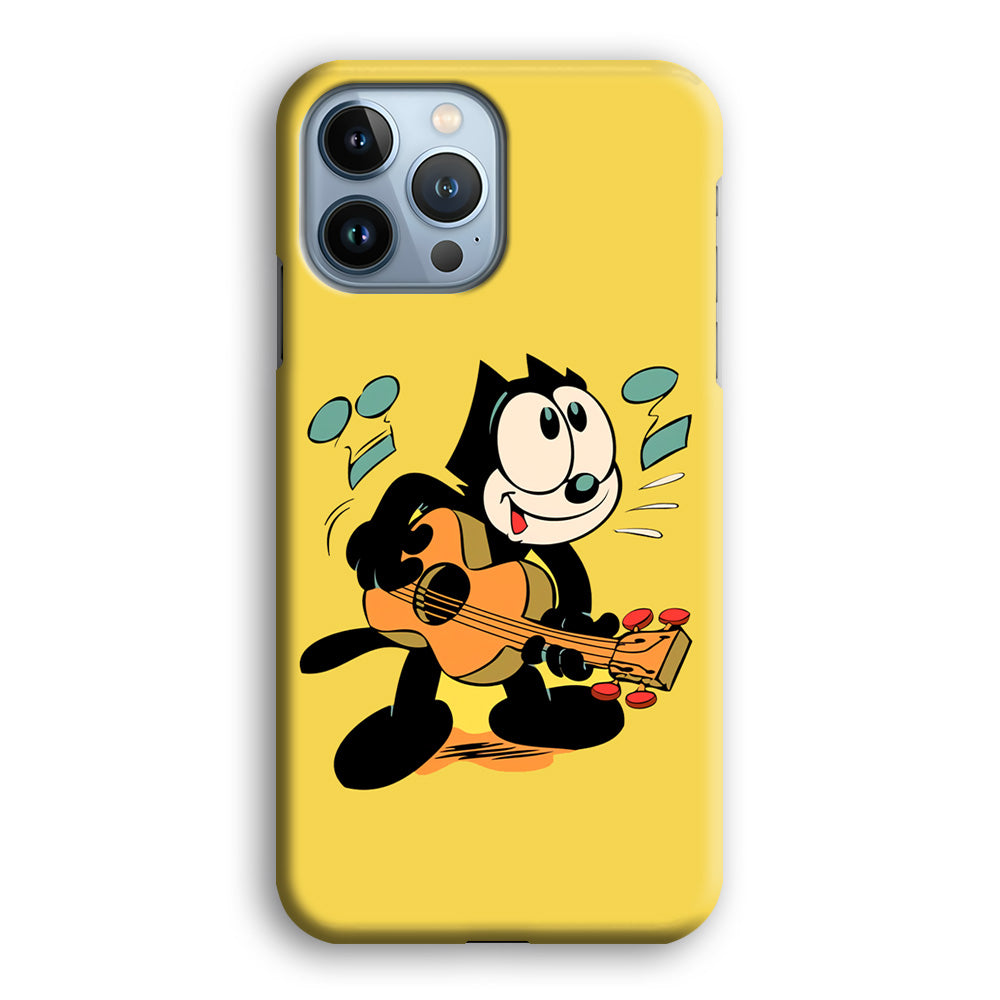 Felix The Cat Playing Okulele iPhone 13 Pro Max Case