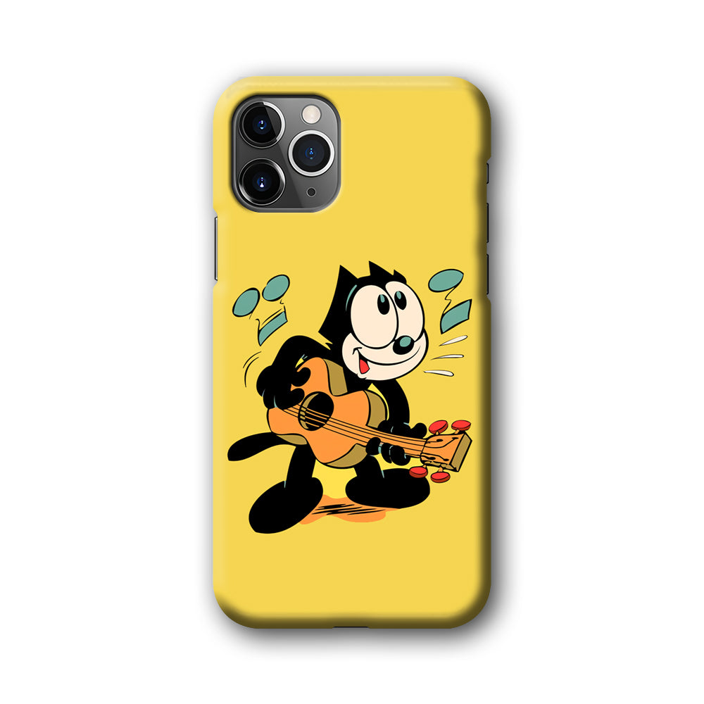 Felix The Cat Playing Okulele iPhone 11 Pro Max Case