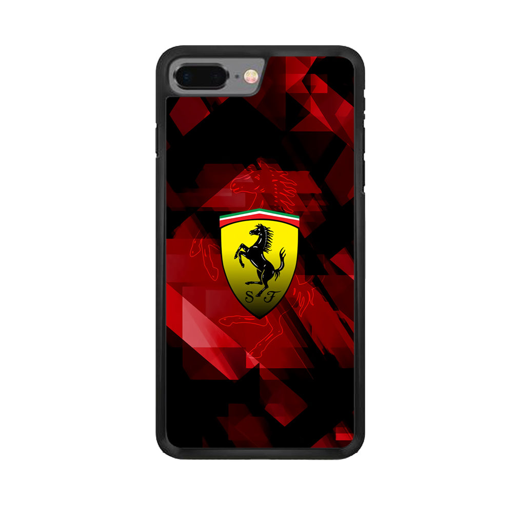 Ferrari Red Abstract iPhone 8 Plus Case - Carneyforia