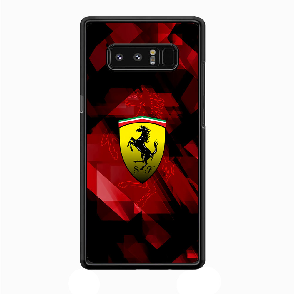 Ferrari Red Abstract Samsung Galaxy Note 8 Case - Carneyforia