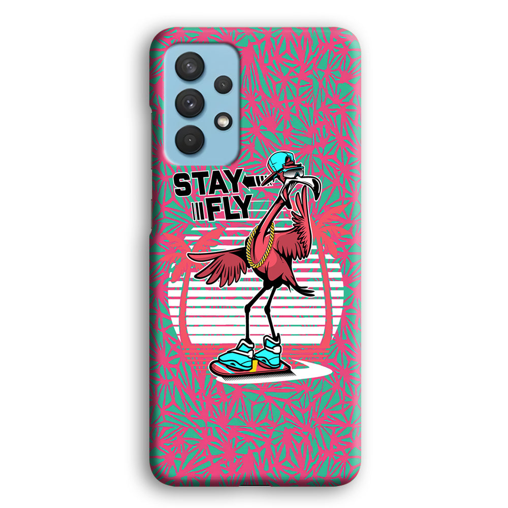 Flamingo Skate to Fly Samsung Galaxy A32 Case