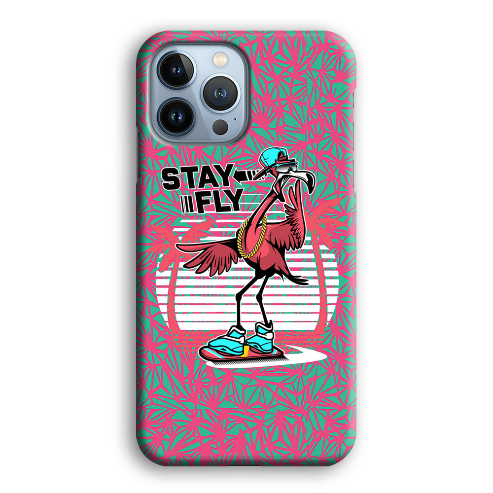 Flamingo Skate to Fly iPhone 13 Pro Case