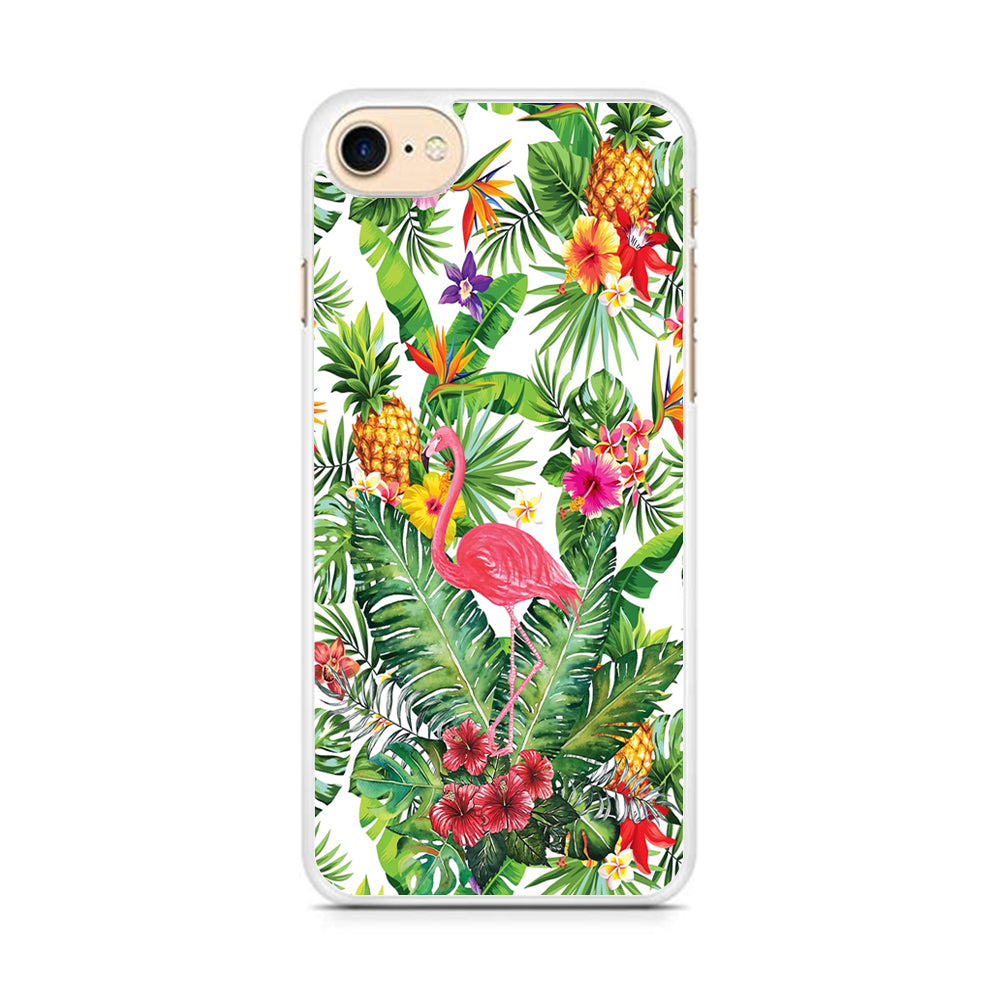Flamingo Flower Rich iPhone 8 Case