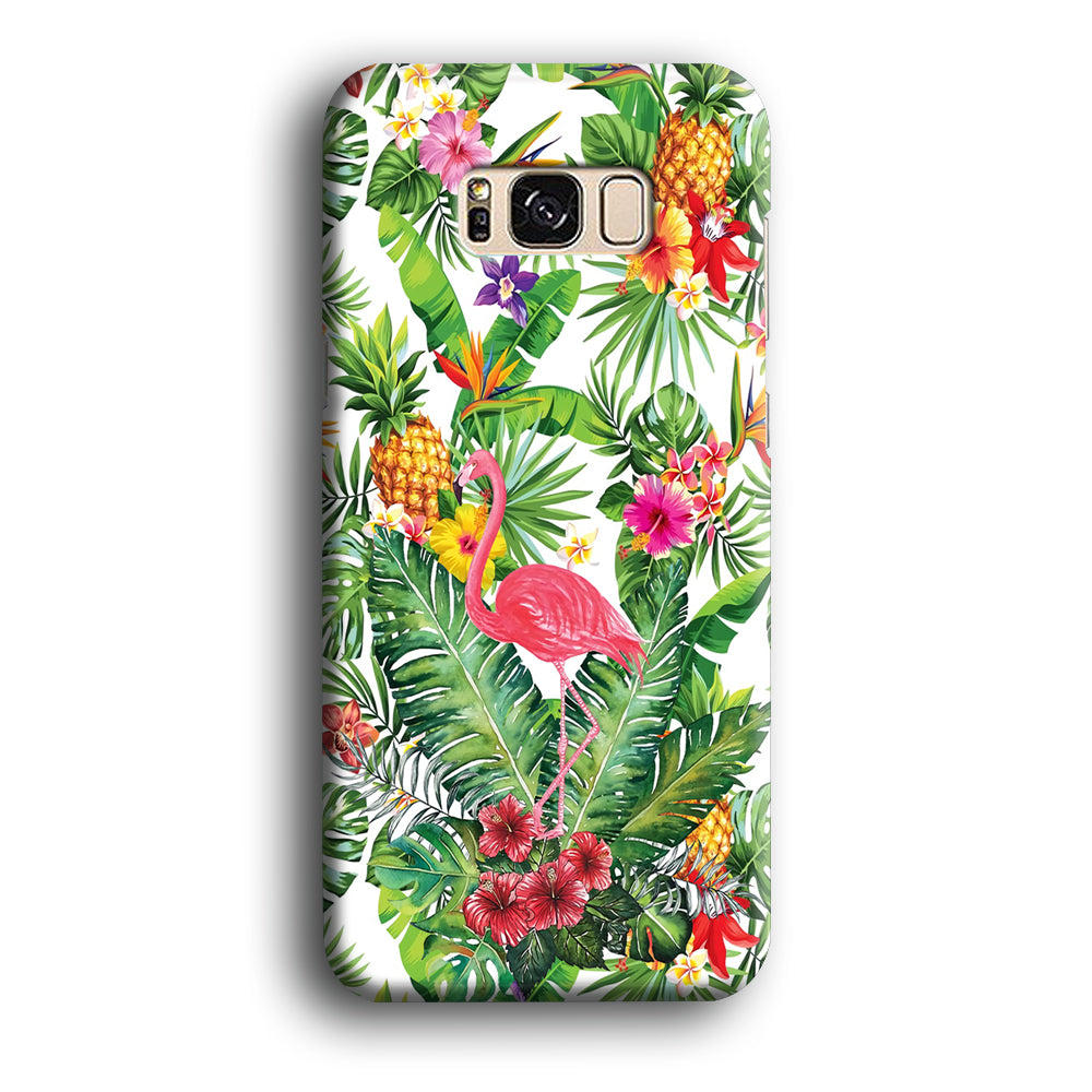 Flamingo Flower Rich Samsung Galaxy S8 Case