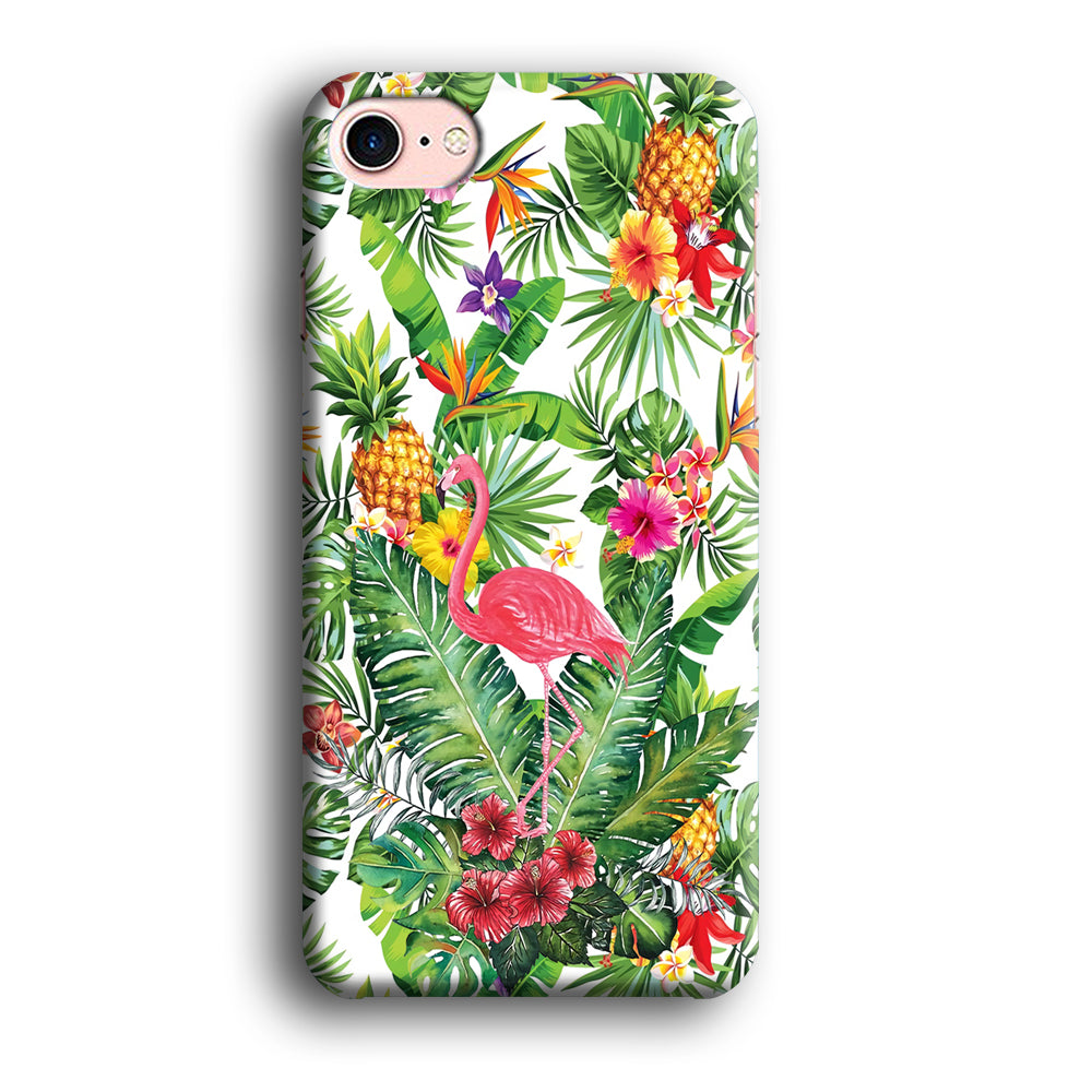 Flamingo Flower Rich iPhone 8 Case