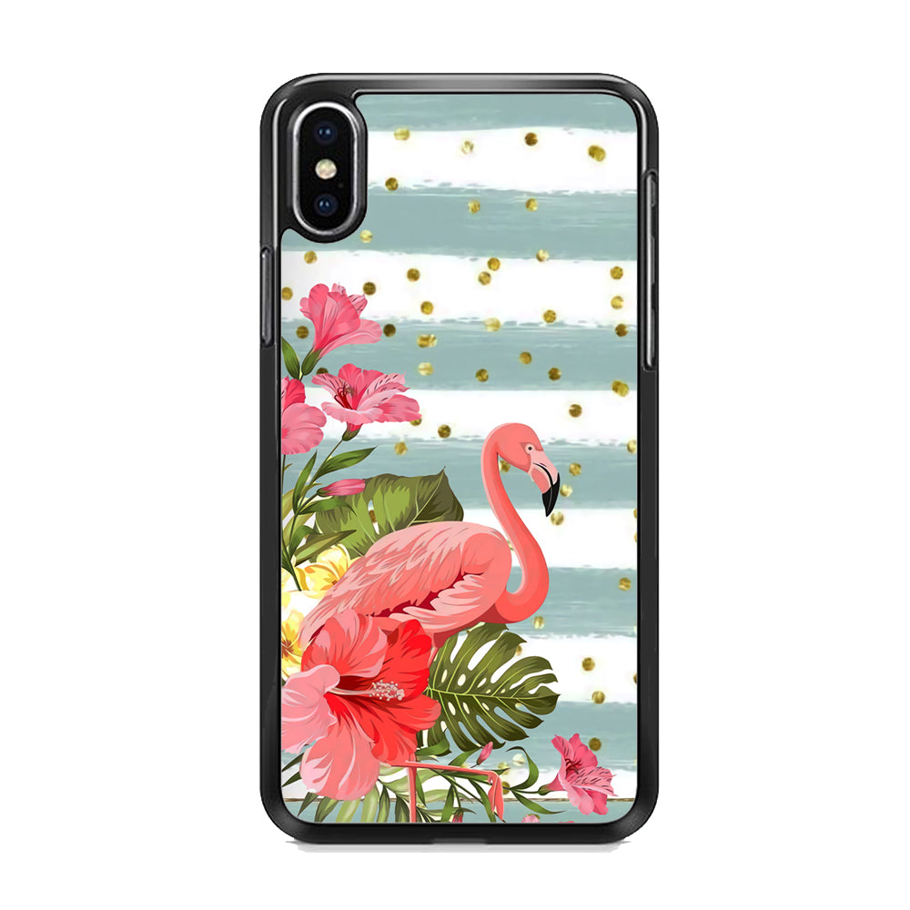 Flamingo Illusion of Love iPhone XS MAX Case