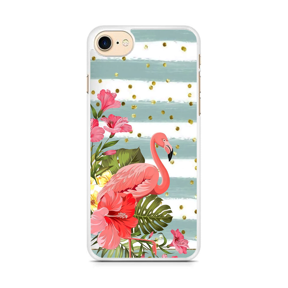 Flamingo Illusion of Love iPhone 8 Case