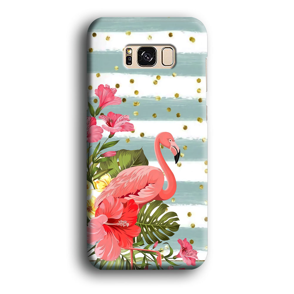 Flamingo Illusion of Love Samsung Galaxy S8 Case