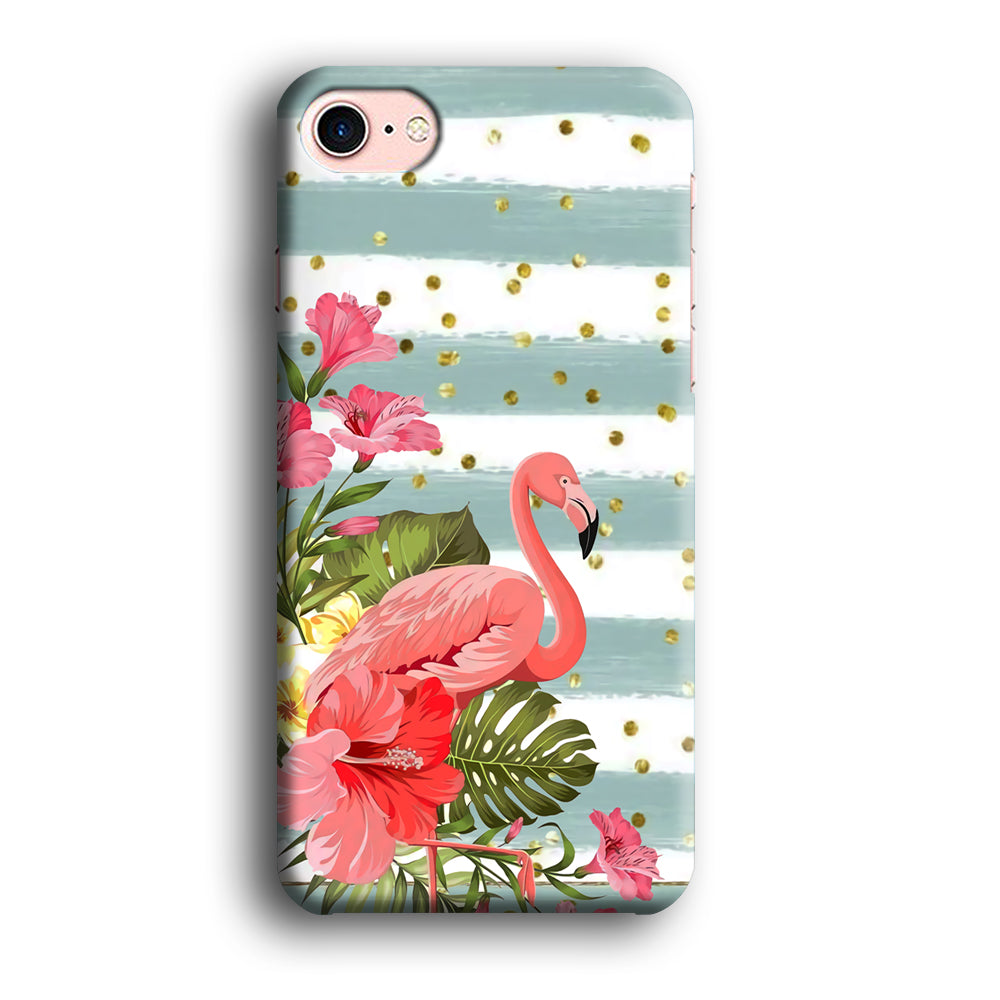 Flamingo Illusion of Love iPhone 8 Case