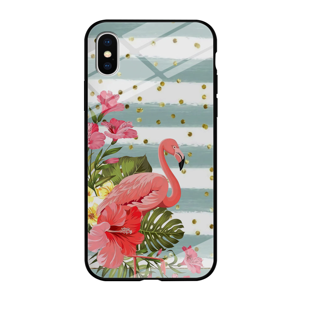Flamingo Illusion of Love iPhone XS MAX Case