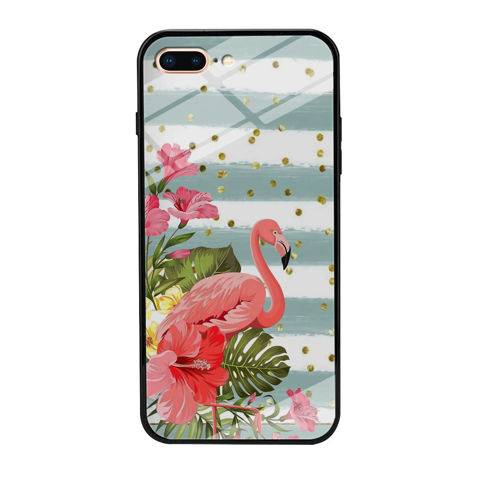Flamingo Illusion of Love iPhone 7 Plus Case