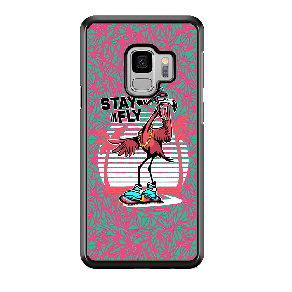 Flamingo Skate to Fly Samsung Galaxy S9 Case Default Title