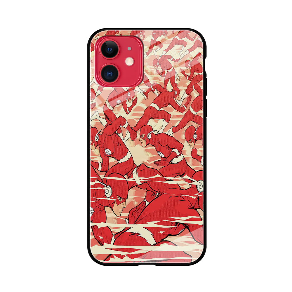 Flash Light Runner iPhone 11 Case Tempered Glass Case