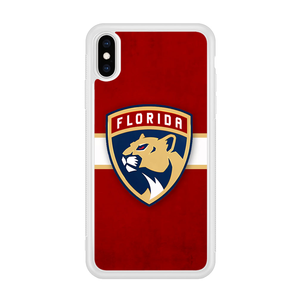 Florida Panthers Hockey Team iPhone XS Case