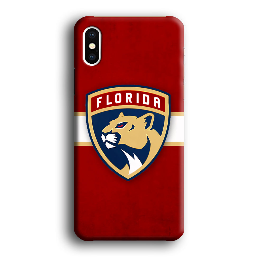 Florida Panthers Hockey Team iPhone XS Case