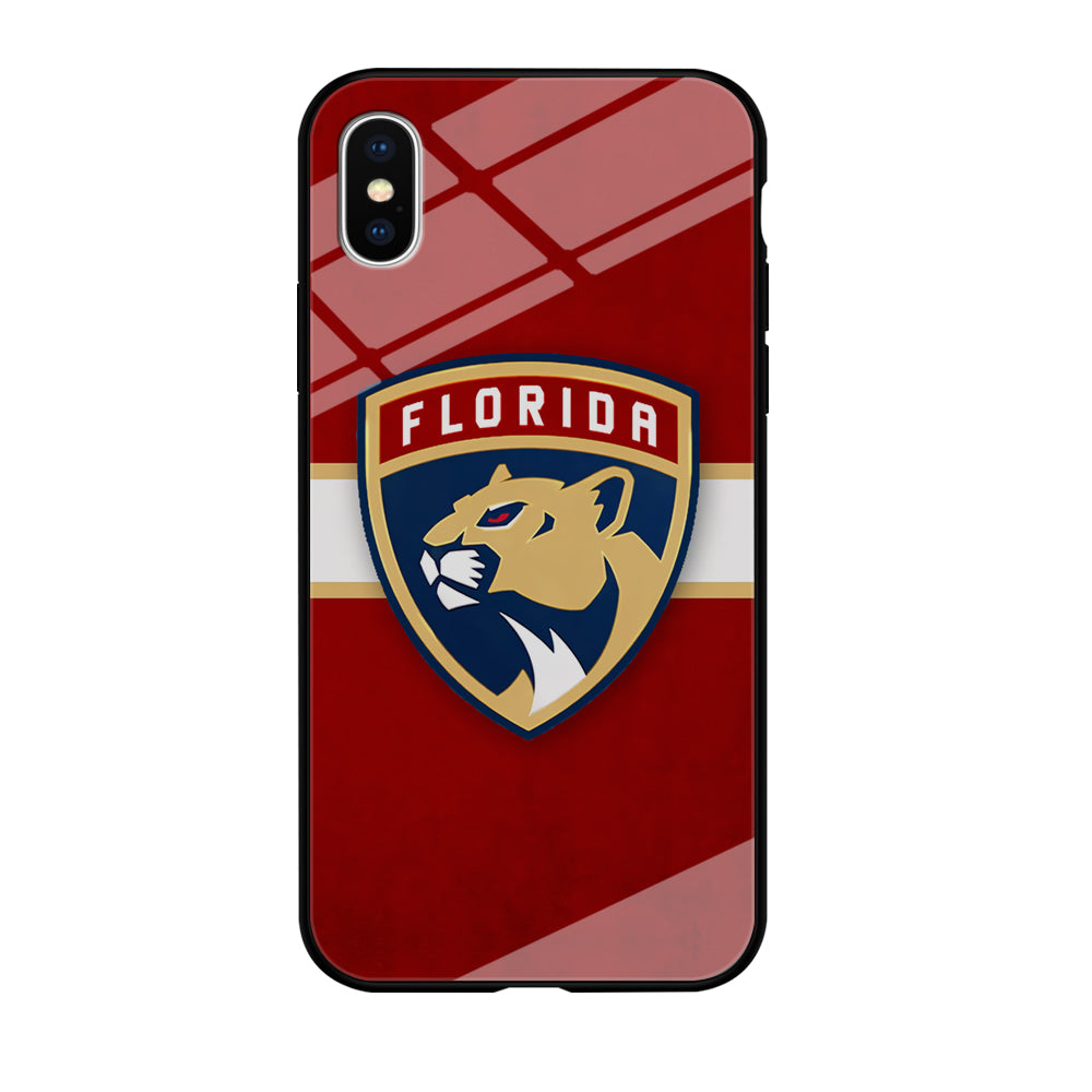 Florida Panthers Hockey Team iPhone XS Case