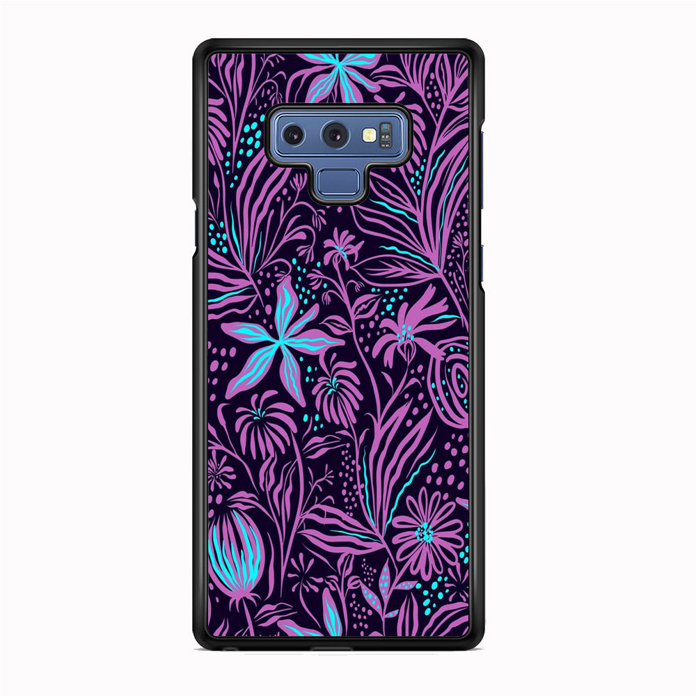 Flowers Purple Art Samsung Galaxy Note 9 Case