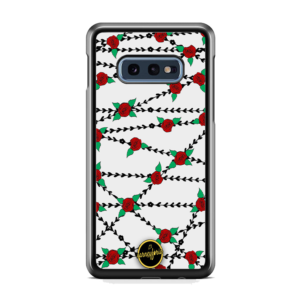 Flowers Rose Chain Plant Carneyforia Samsung Galaxy S10E Case