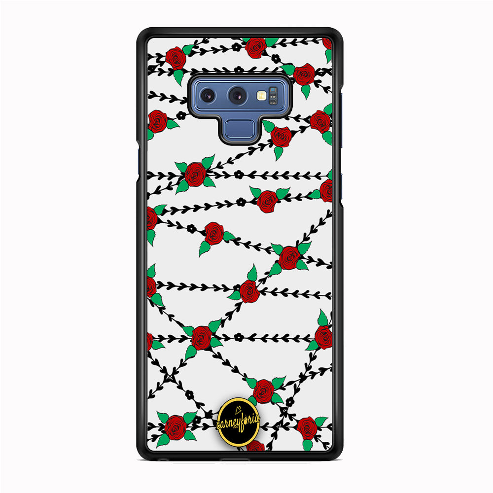 Flowers Rose Chain Plant Carneyforia Samsung Galaxy Note 9 Case