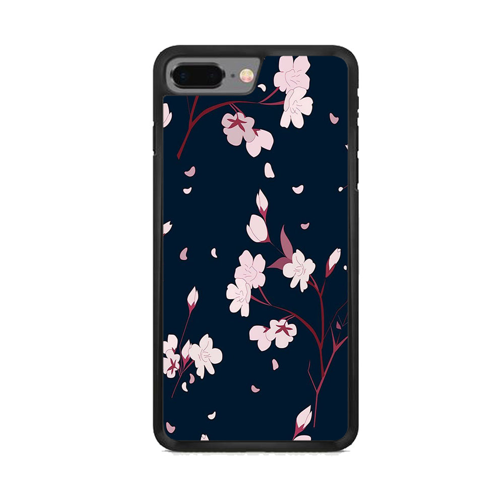 Flowers Sakura Leaf Fall iPhone 7 Plus Case