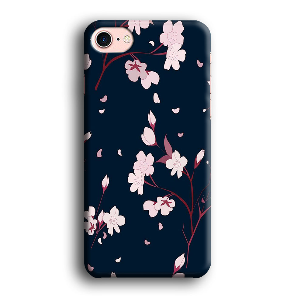 Flowers Sakura Leaf Fall iPhone 8 Case