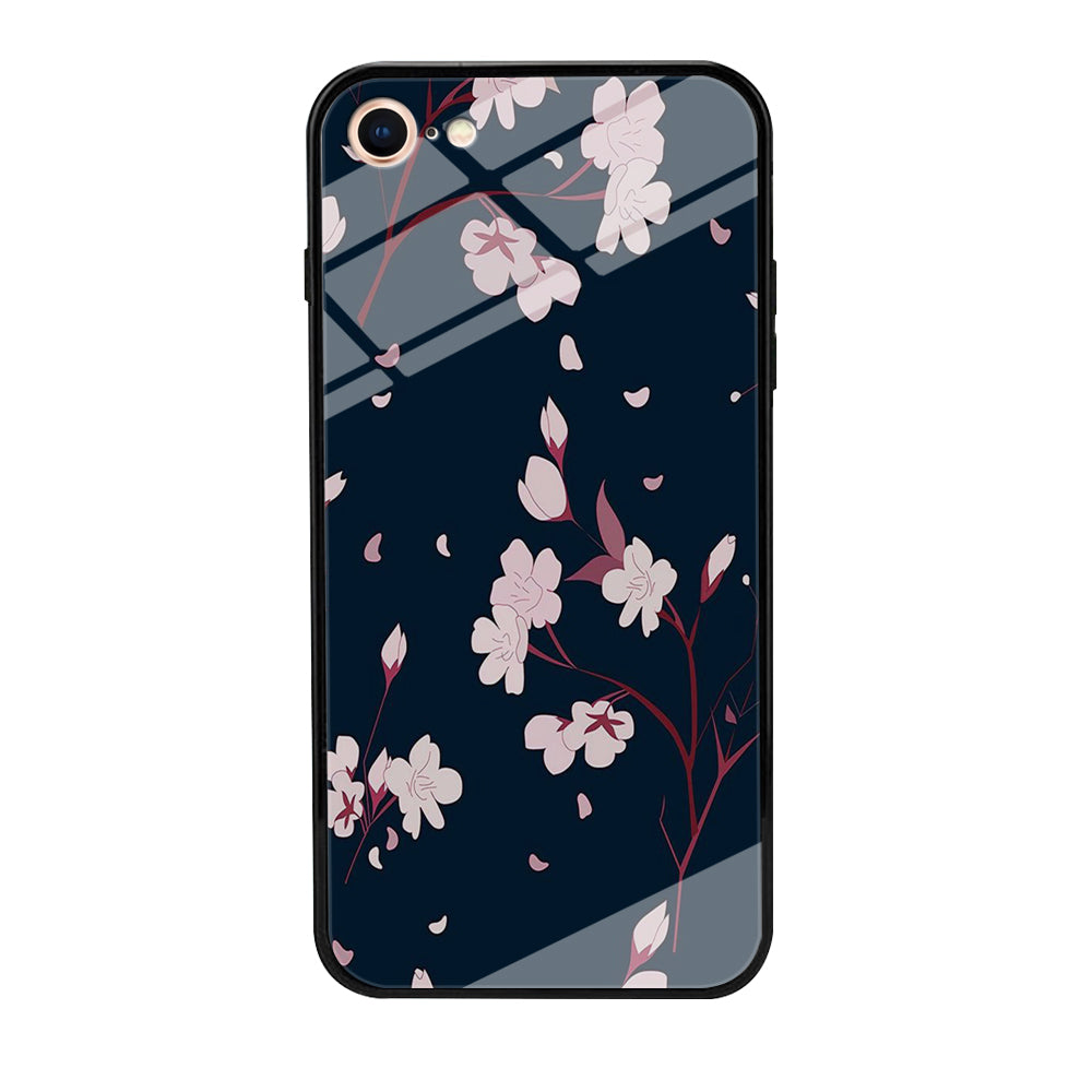 Flowers Sakura Leaf Fall iPhone 8 Case