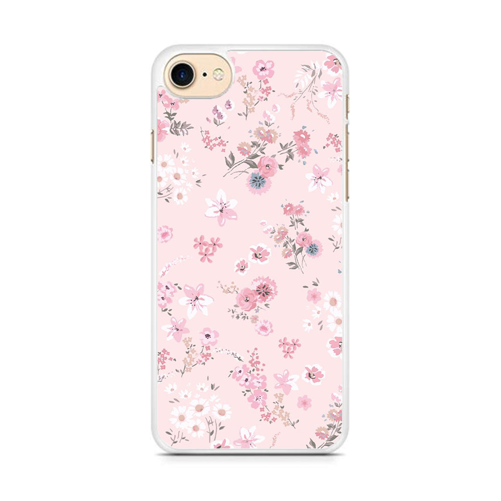 Flowers Soft Pink iPhone 8 Case