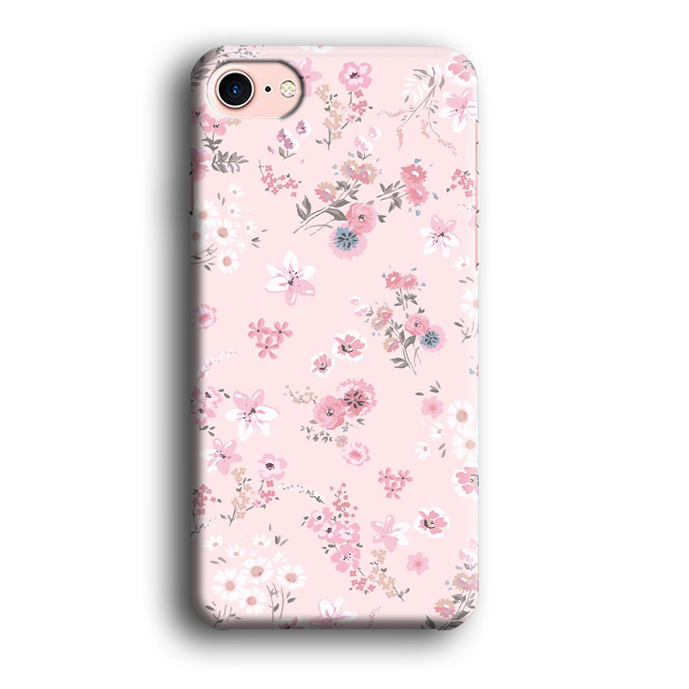 Flowers Soft Pink iPhone 8 Case