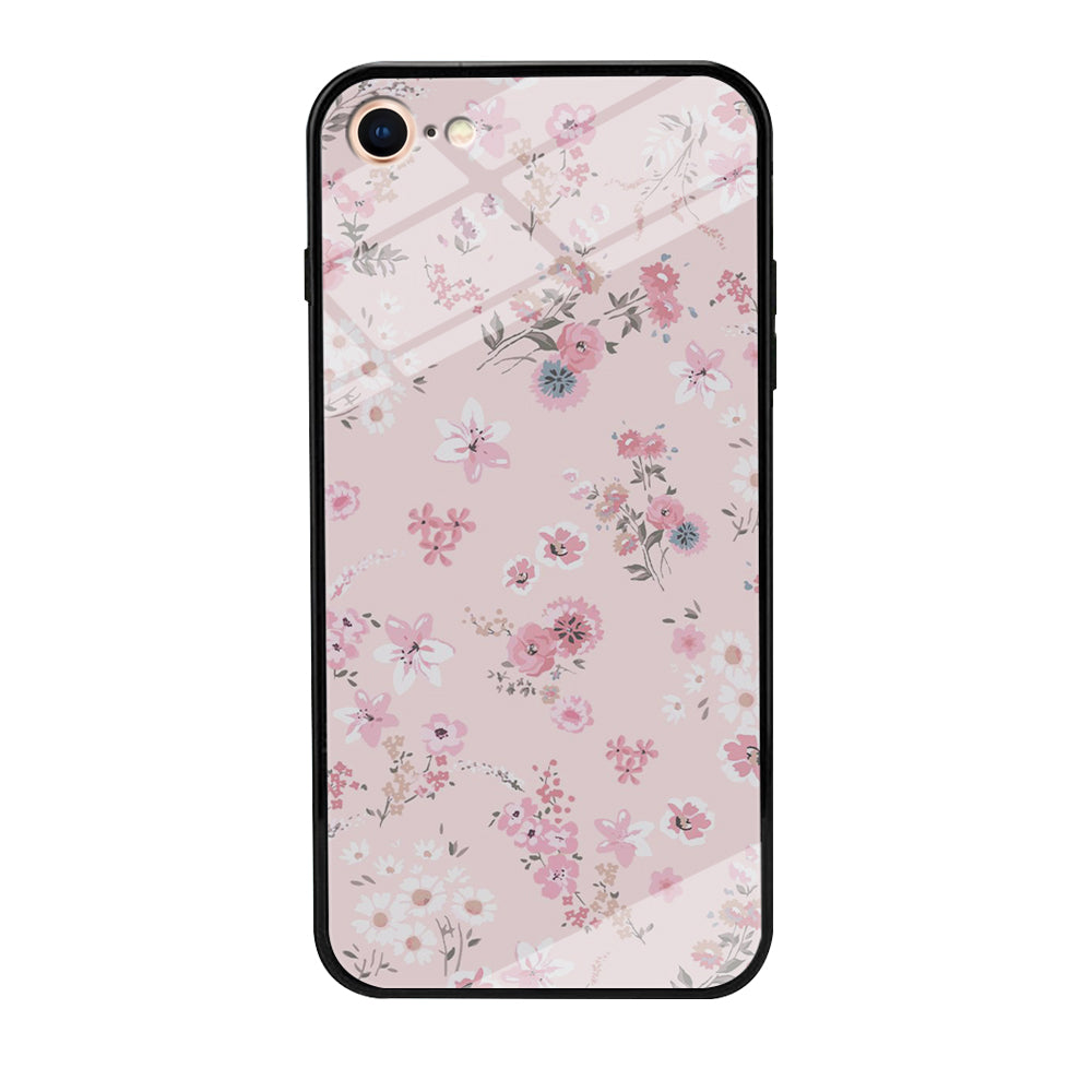 Flowers Soft Pink iPhone 8 Case