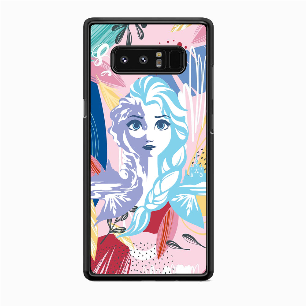 Frozen Face Shadow of Princess Samsung Galaxy Note 8 Case