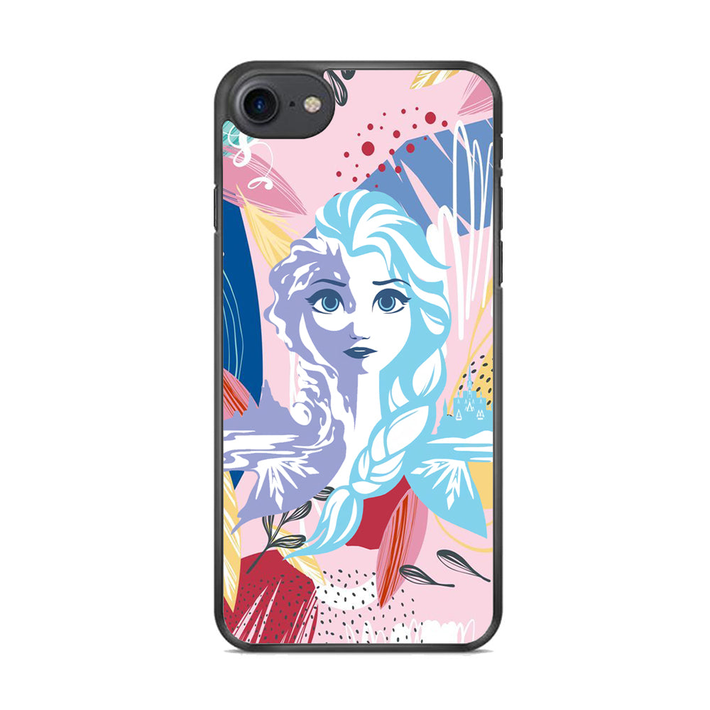 Frozen Face Shadow of Princess iPhone 8 Case