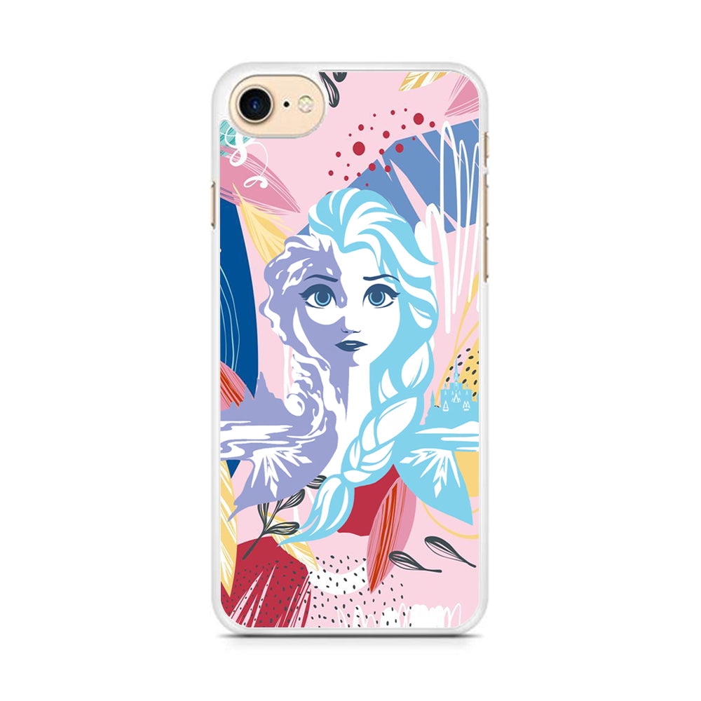 Frozen Face Shadow of Princess iPhone 8 Case