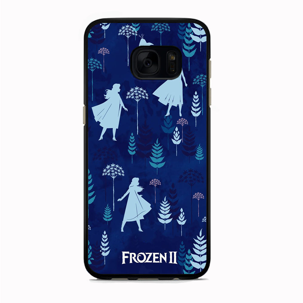 Frozen Wallpaper Navy Samsung Galaxy S7 Edge Case