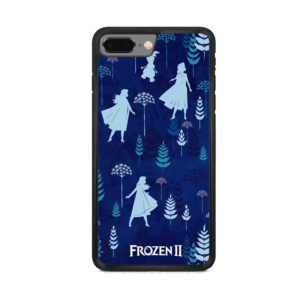 Frozen Wallpaper Navy iPhone 8 Plus Case