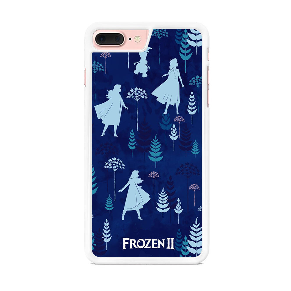 Frozen Wallpaper Navy iPhone 8 Plus Case