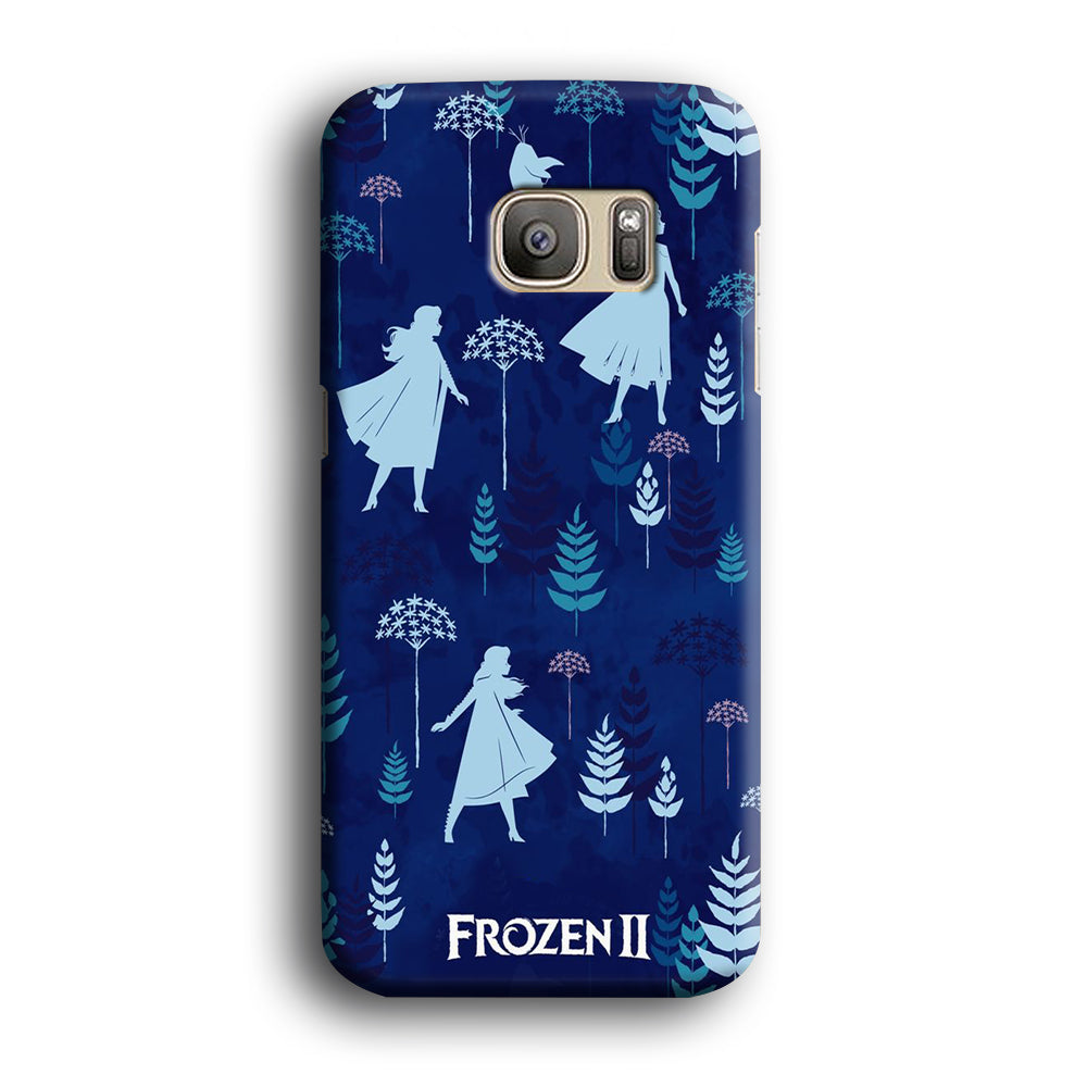 Frozen Wallpaper Navy Samsung Galaxy S7 Edge Case