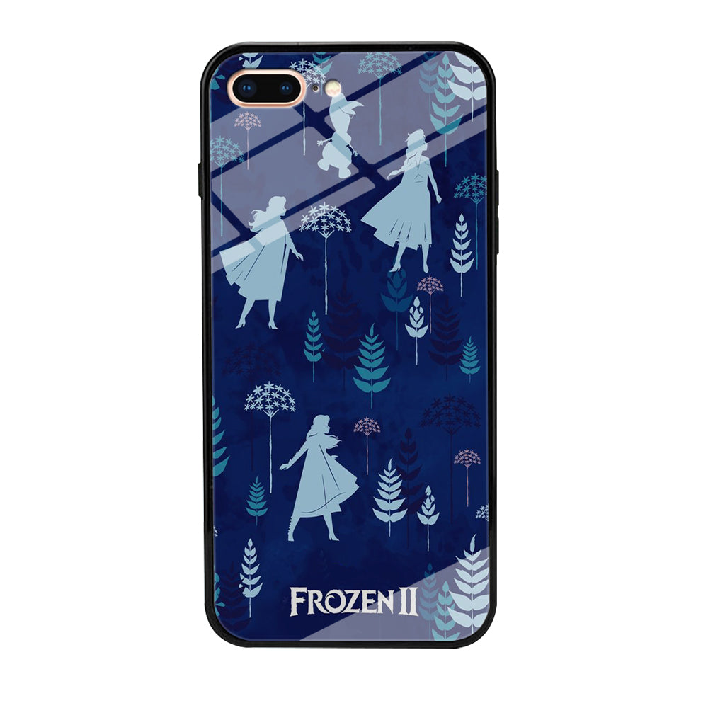 Frozen Wallpaper Navy iPhone 8 Plus Case