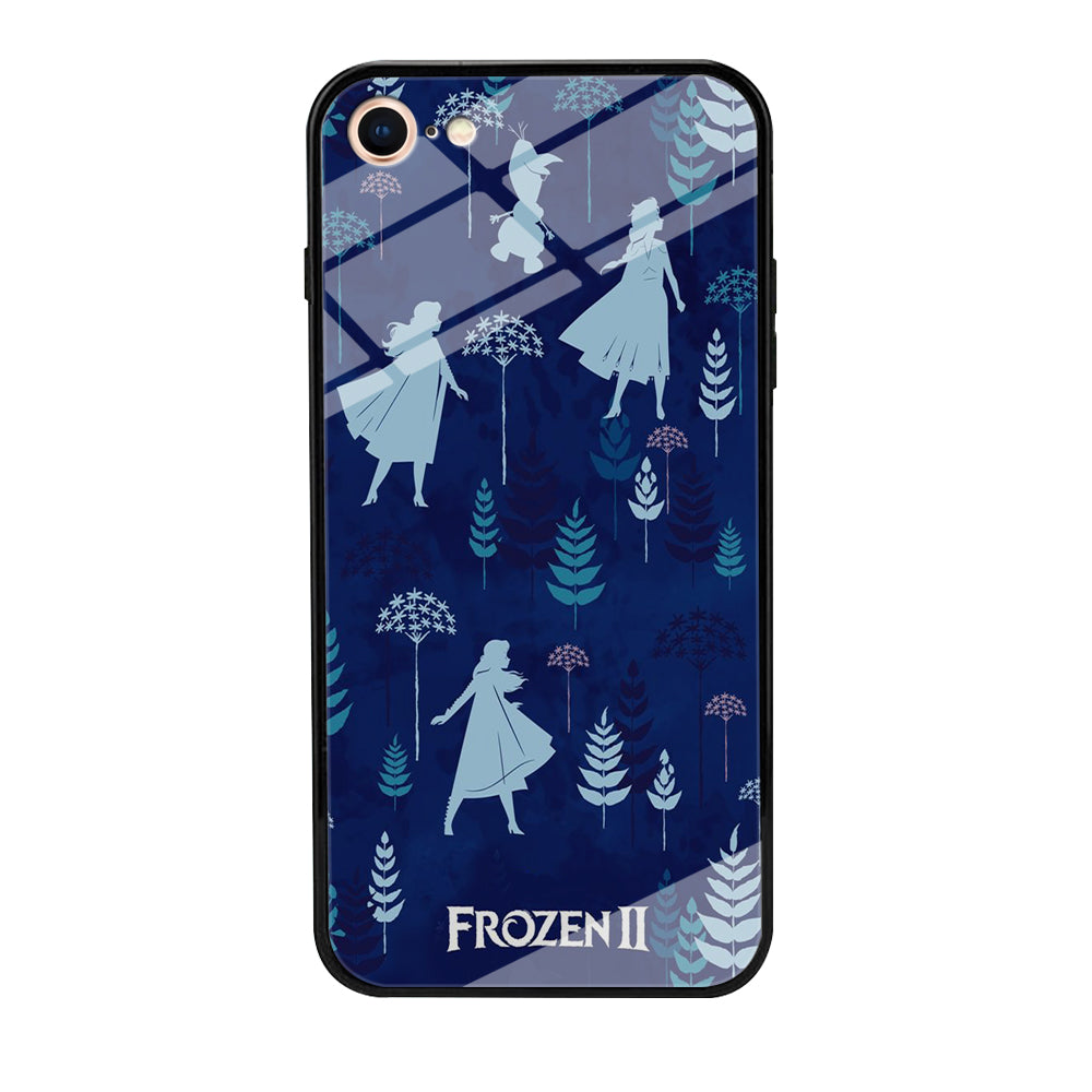 Frozen Wallpaper Navy iPhone 8 Case