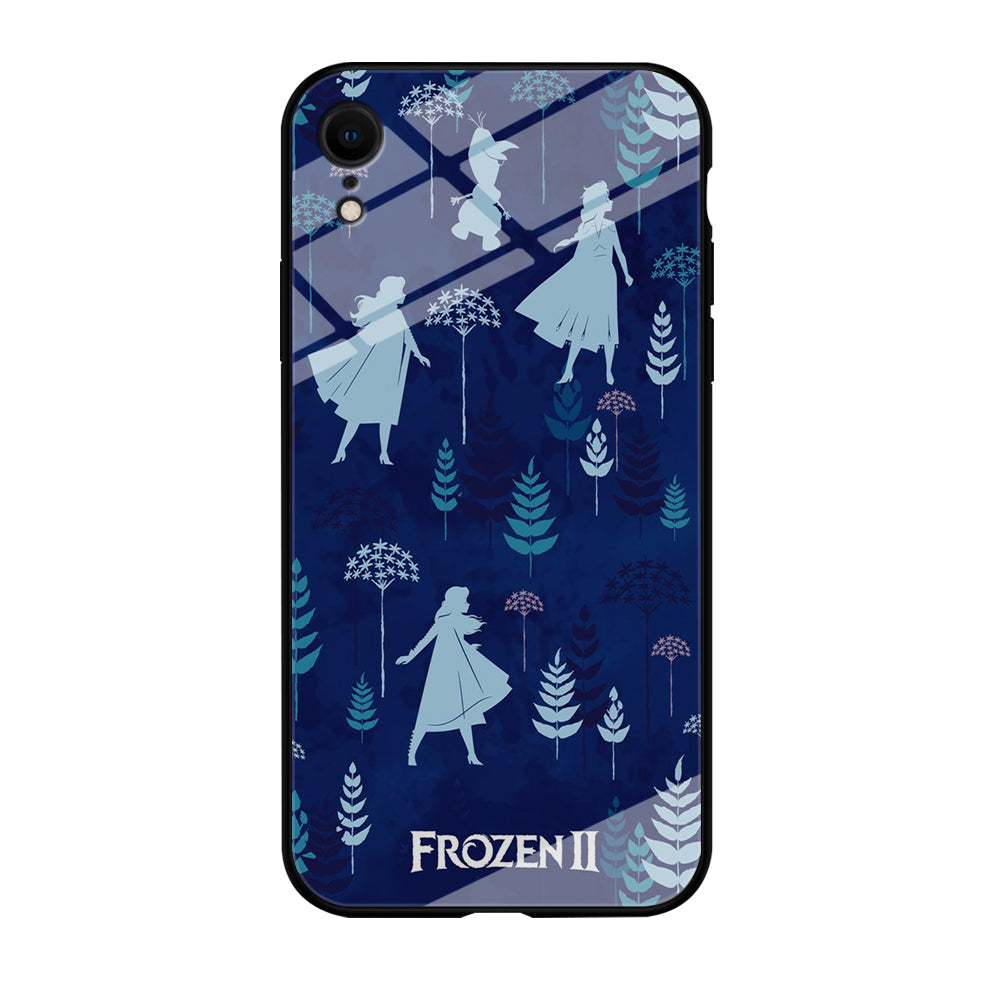 Frozen Wallpaper Navy iPhone XR Case