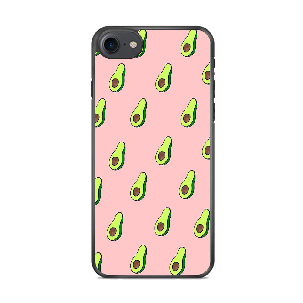 Fruit Avocado Doodle iPhone 8 Case
