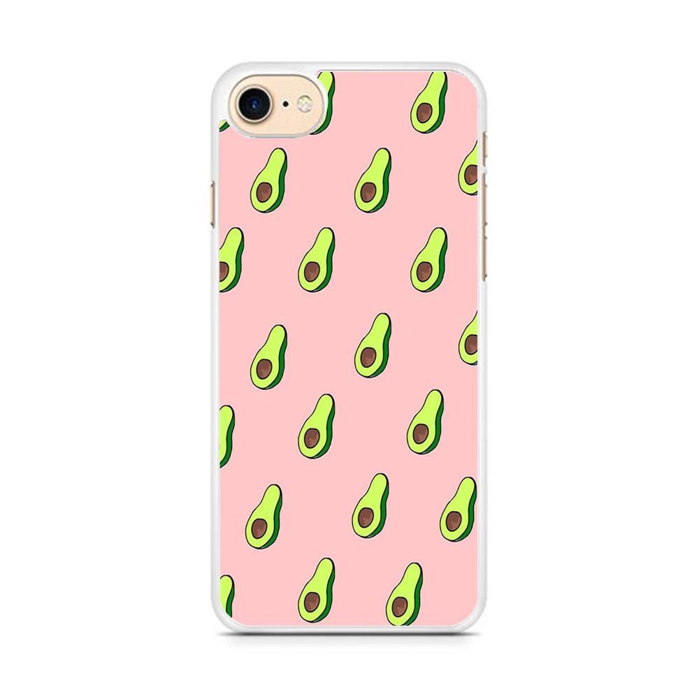 Fruit Avocado Doodle iPhone 8 Case