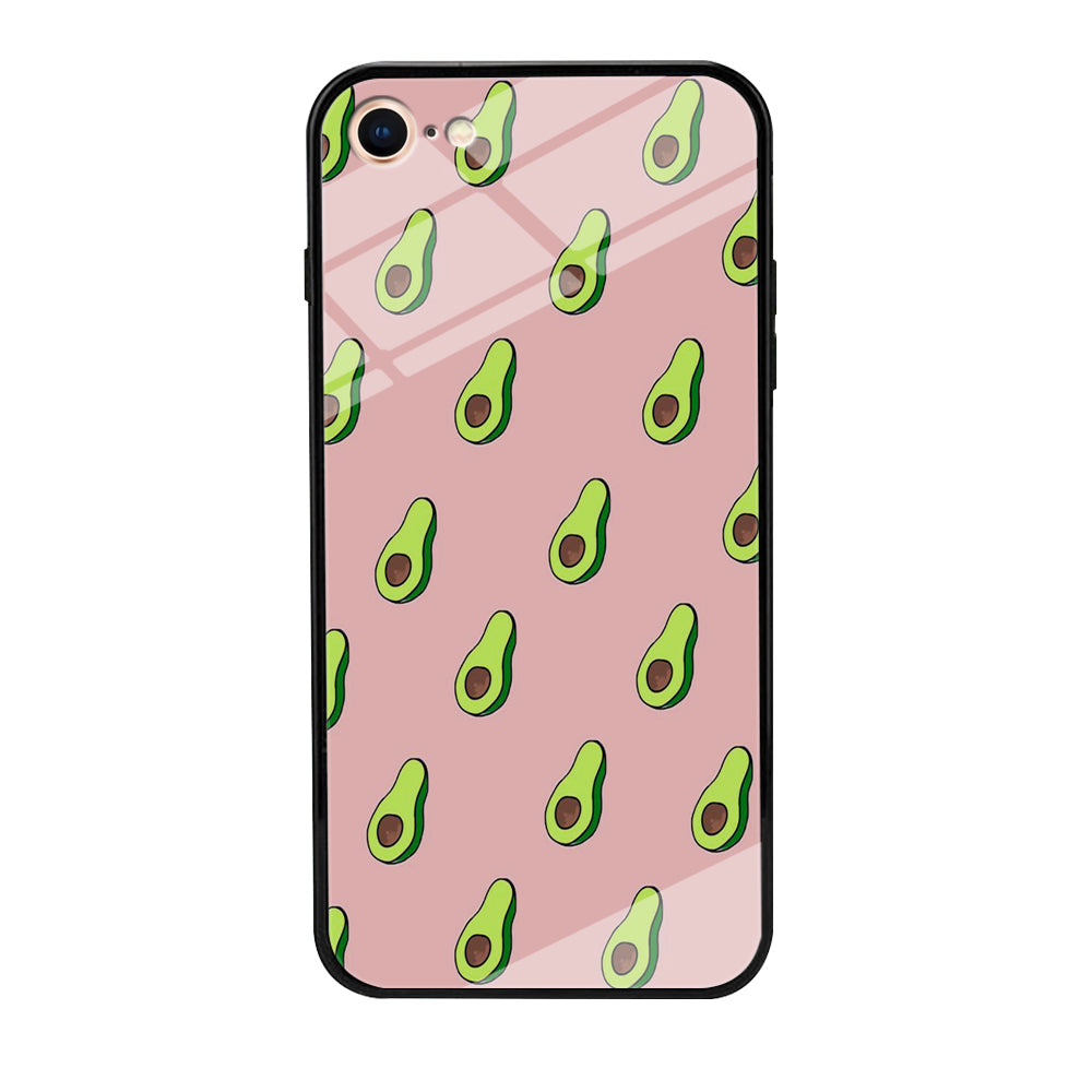 Fruit Avocado Doodle iPhone 8 Case