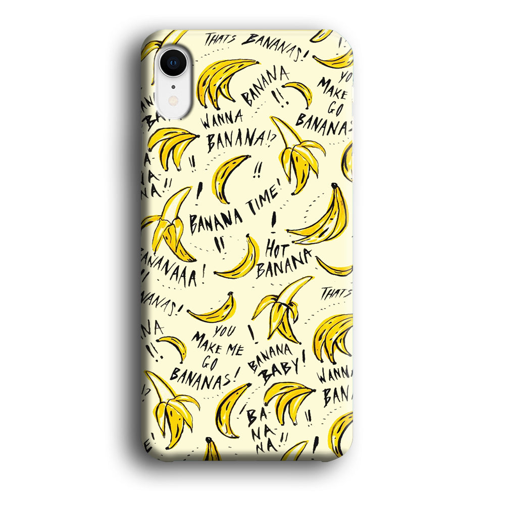 Fruit Banana Time iPhone XR Case 3D Case