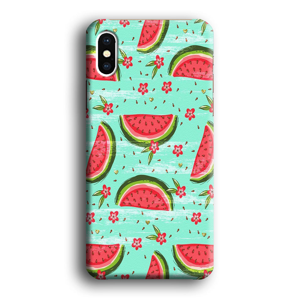 Fruit Watermelon Art iPhone X Case