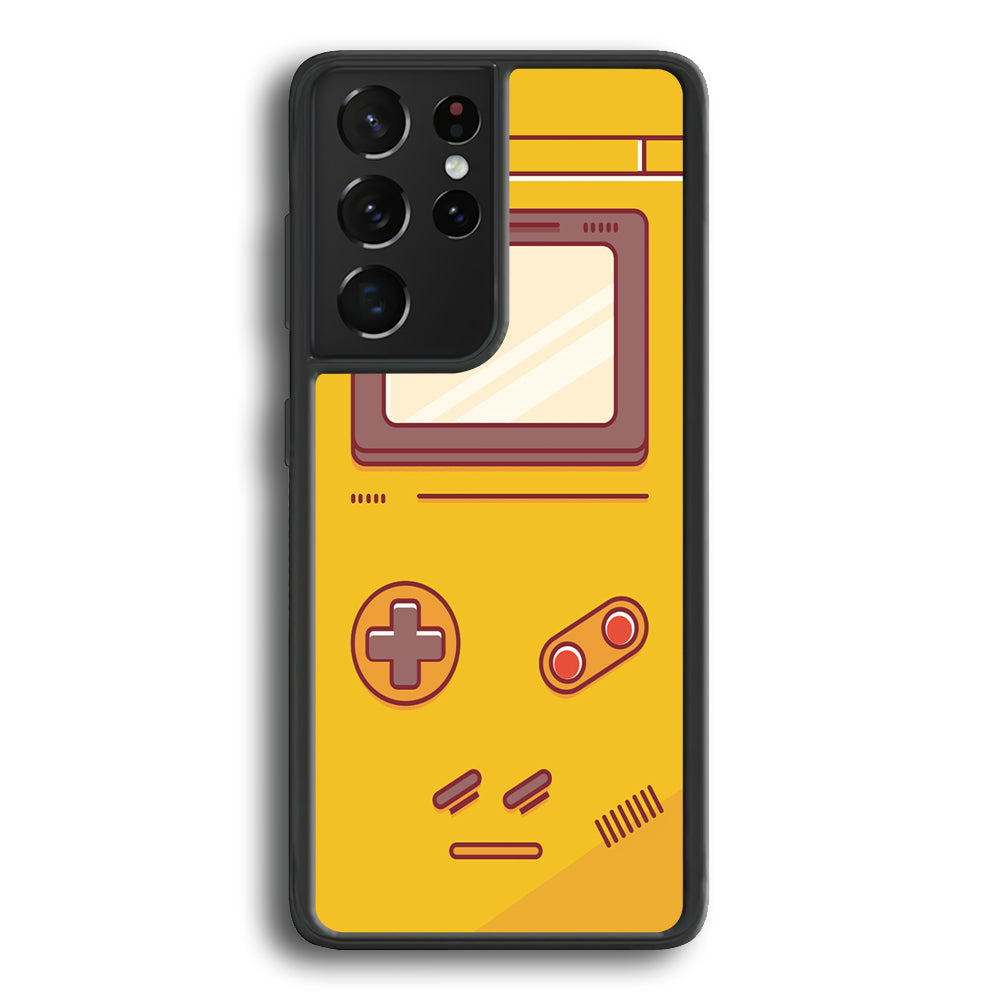 Game Box Yellow Plesure Samsung Galaxy S21 Ultra Case - Carneyforia