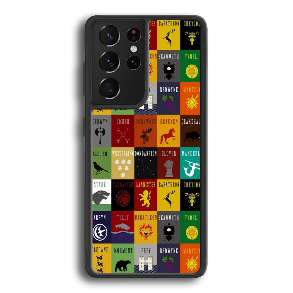 Game Of Thrones Collage Samsung Galaxy S21 Ultra Case - Carneyforia
