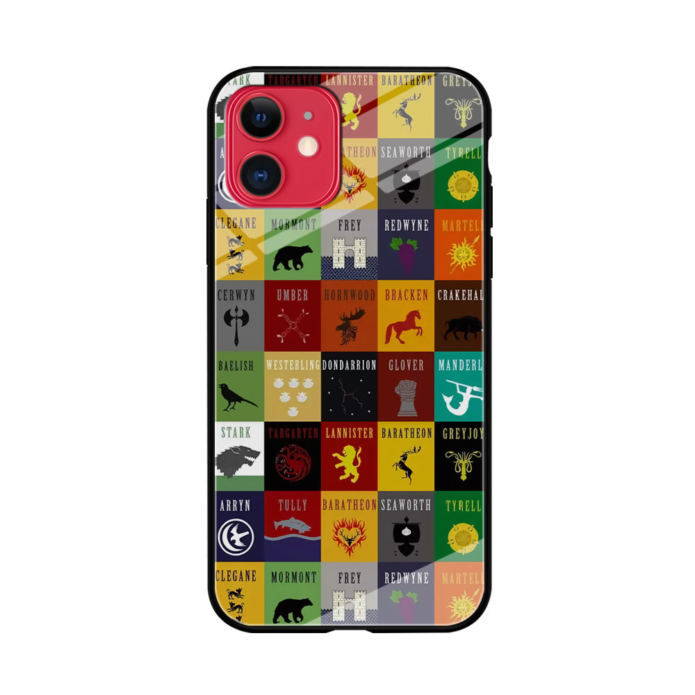 Game Of Thrones Collage iPhone 11 Case Tempered Glass Case